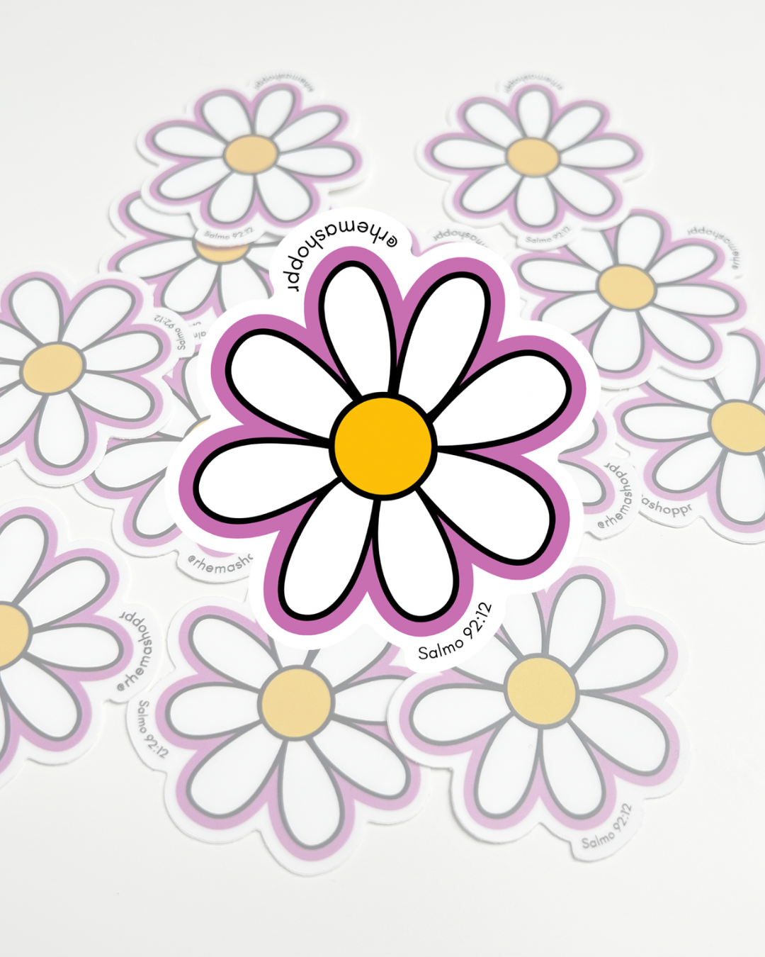 STIKER FLOR SALMOS 92:12