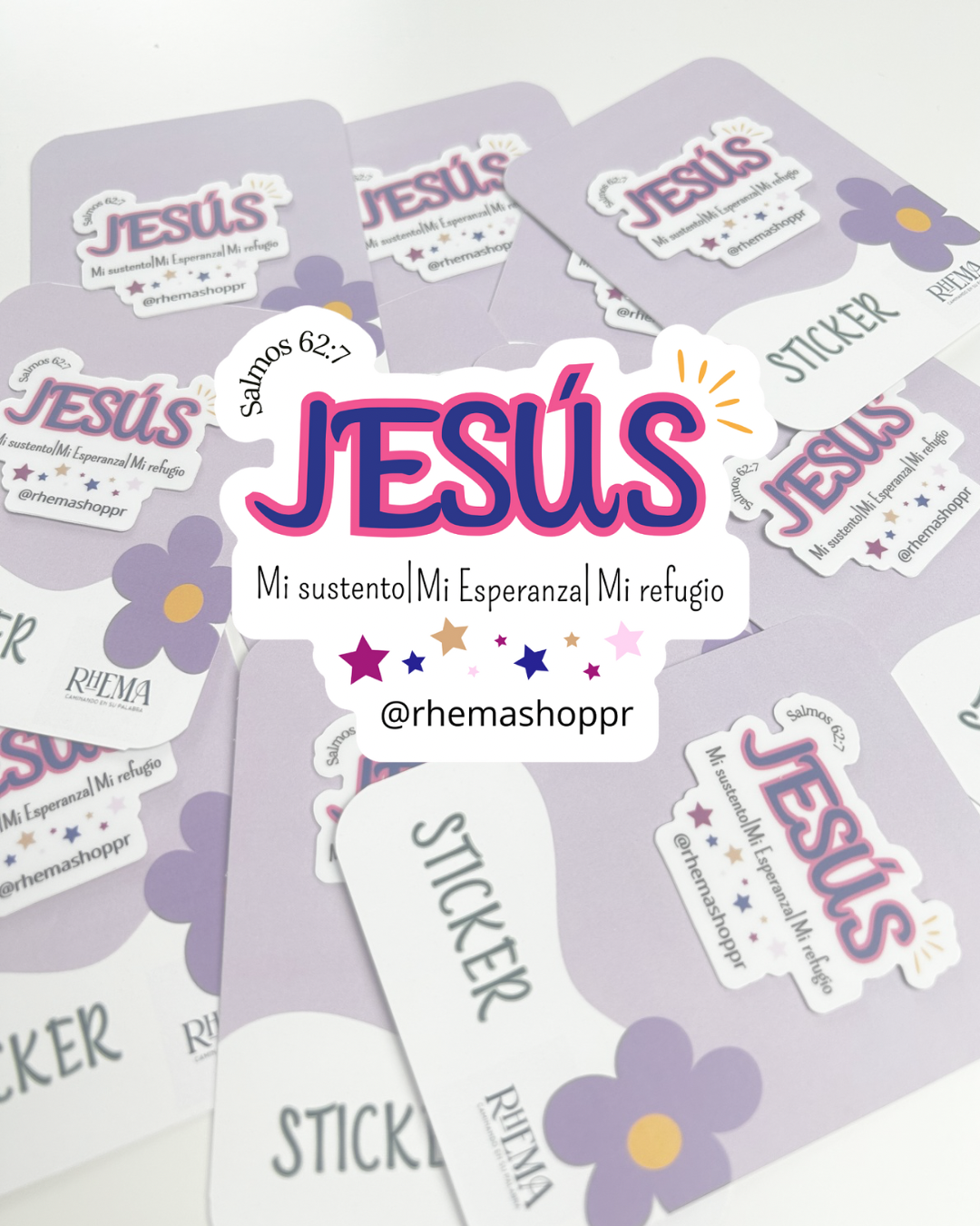 STICKER JESÚS MI SUSTENTO