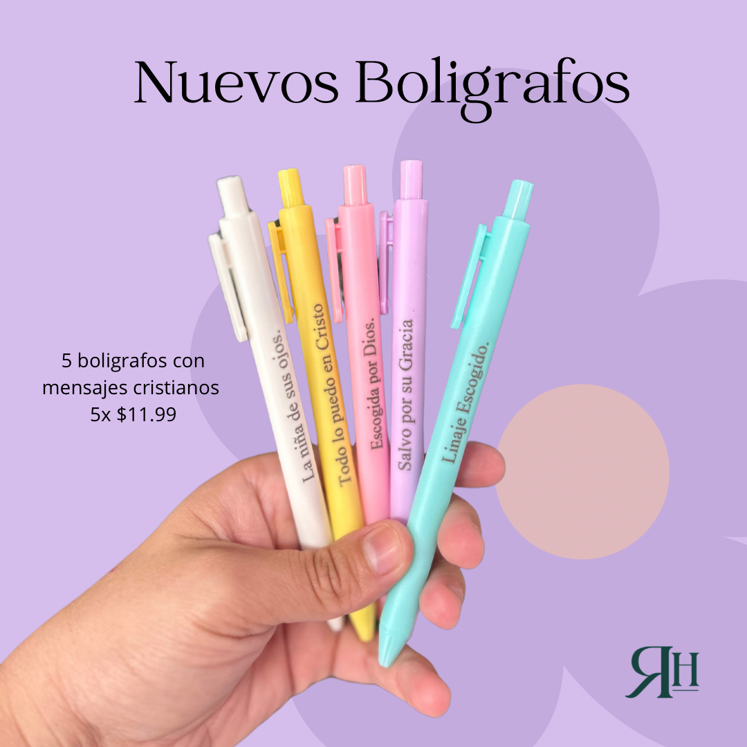 BOLIGRAFOS CON MENSAJES CRISTIANOS
