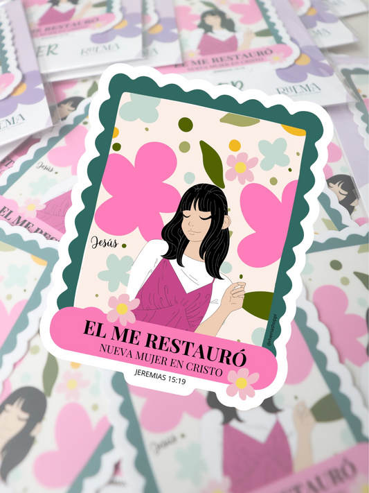 STICKER EL ME RESTAURO