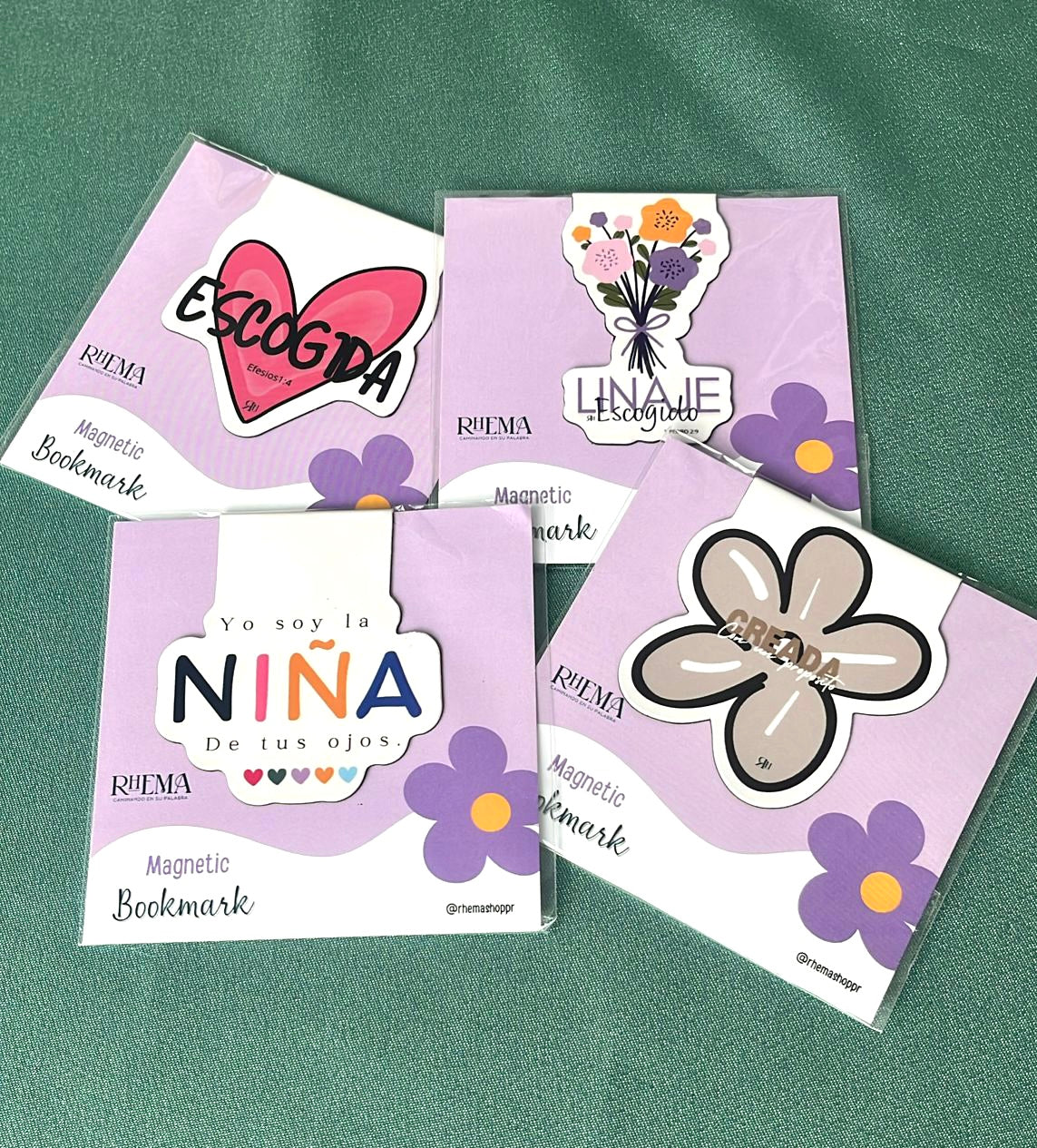 BUNDLES DE 4 MARCADORES DE PÁGINA (PREVENTA) LLEGA EL 26 DE SEP O ANTES