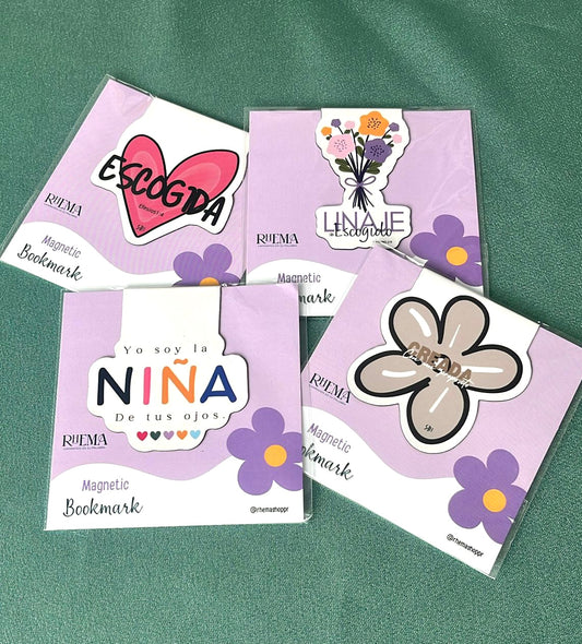 BUNDLES DE 4 MARCADORES DE PÁGINA (PREVENTA) LLEGA EL 26 DE SEP O ANTES