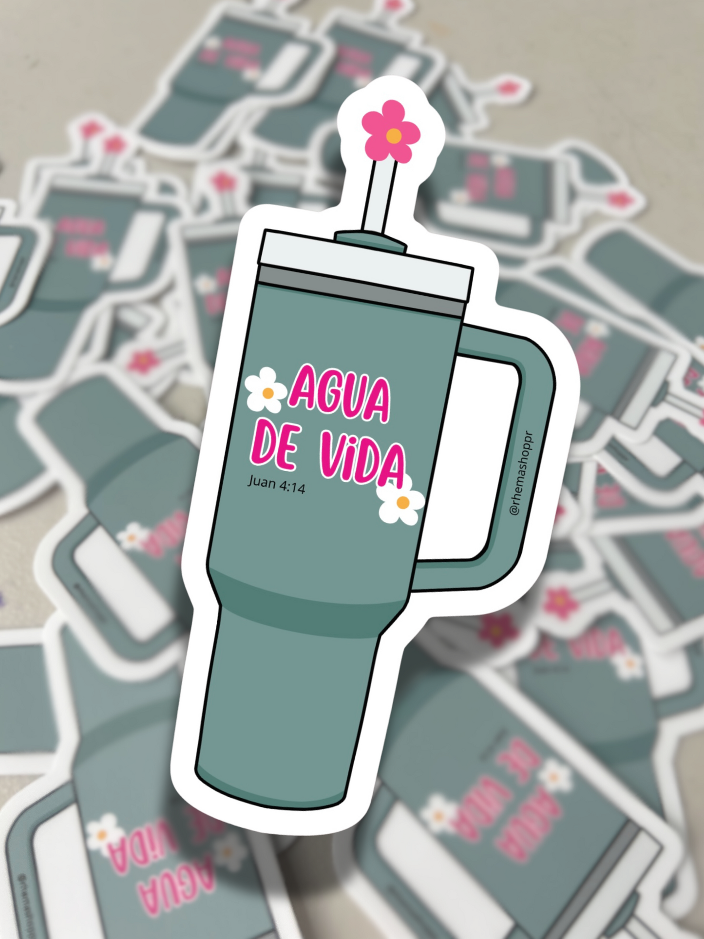 STICKER AGUA DE VIDA