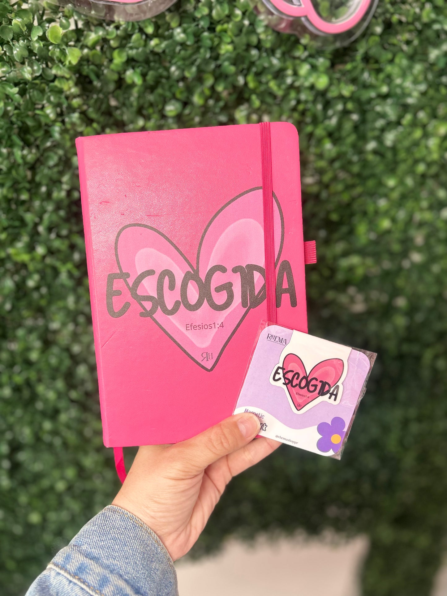 BUNDLE LIBRETA Y MARCADOR MAGNÉTICO “ESCOGIDA”