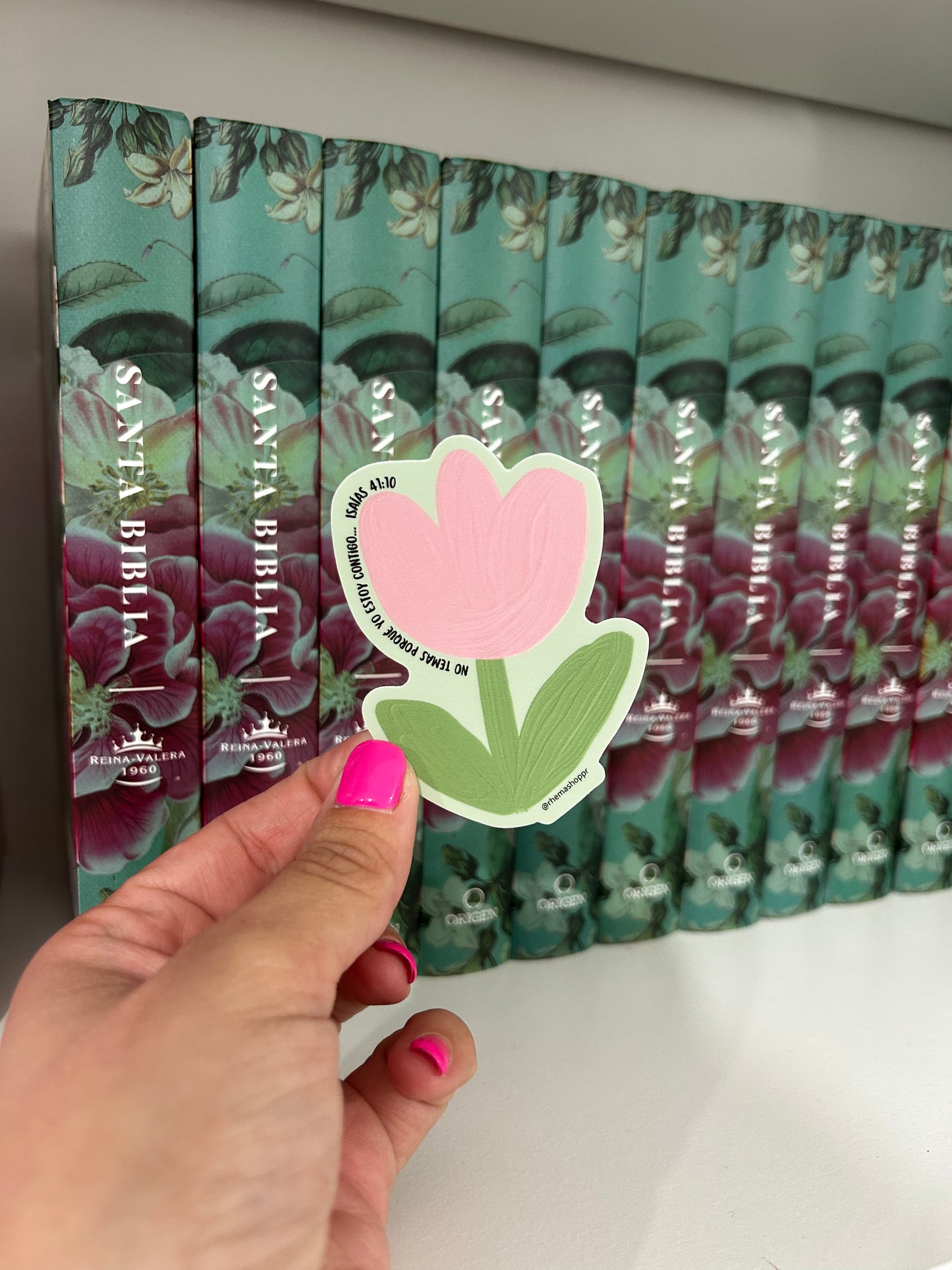 STICKER TULIPÁN “NO TEMAS PPRQUE YO ESTOY CONTIGO”