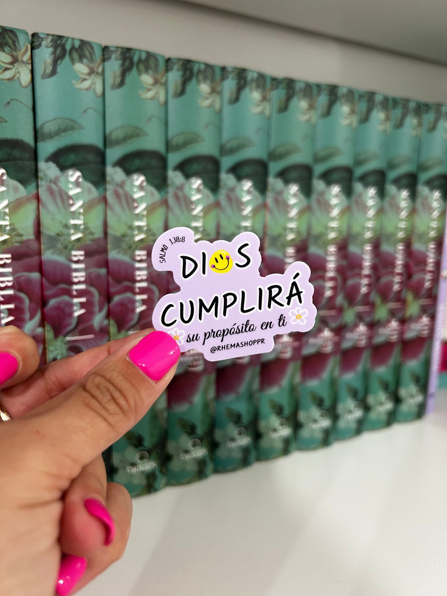 STICKER “DIOS CUMPLIRÁ SU PROPÓSITO EN TI”