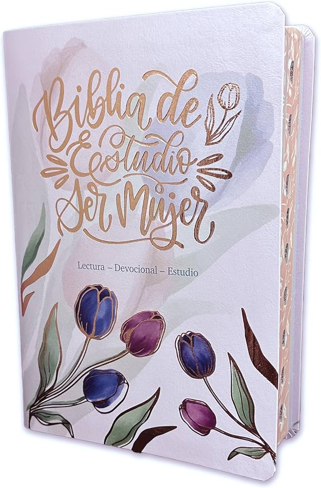 BIBLIA DE ESTUDIO SER MUJER RVR60 (Llega después del 20 de febrero) hay 2 portadas distintas ( no tenemos control de cuál reciben)